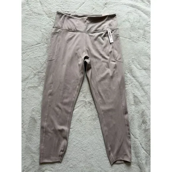 NWT Victoria's Secret Sport Essential 7/8 Leggings Taupe Stone Size L - Picture 5 of 7